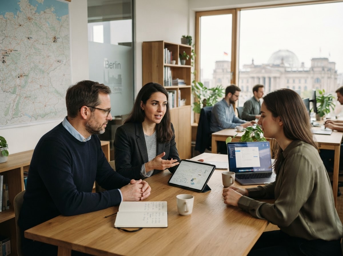 BlofolioETH Team bei der Analyse von Marktdaten
